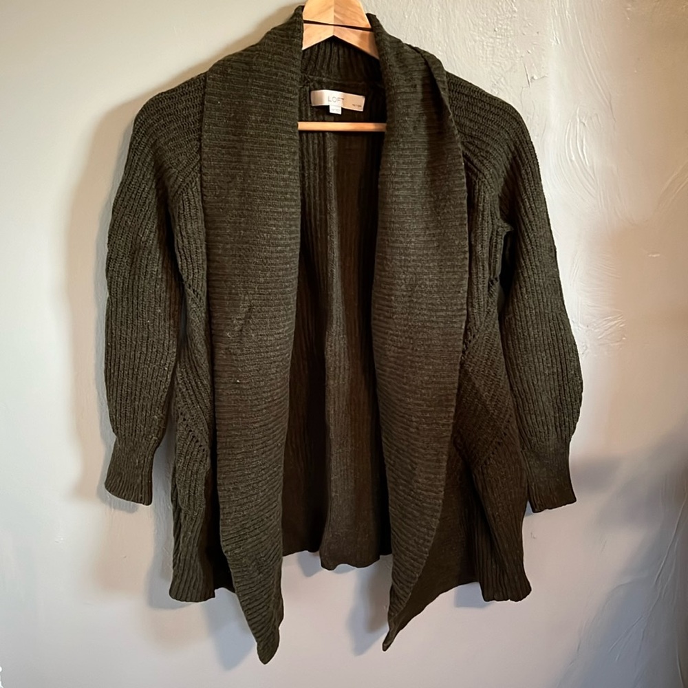 LOFT open front cardigan